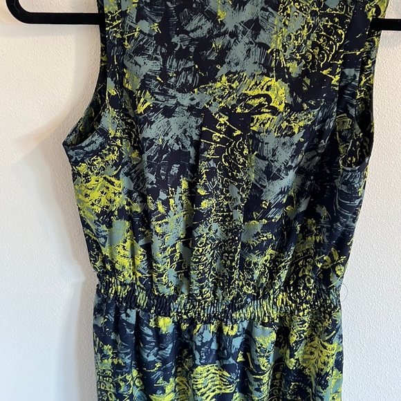 Blue/Green Print Charlie Jade Dress - Picture 4 of 5